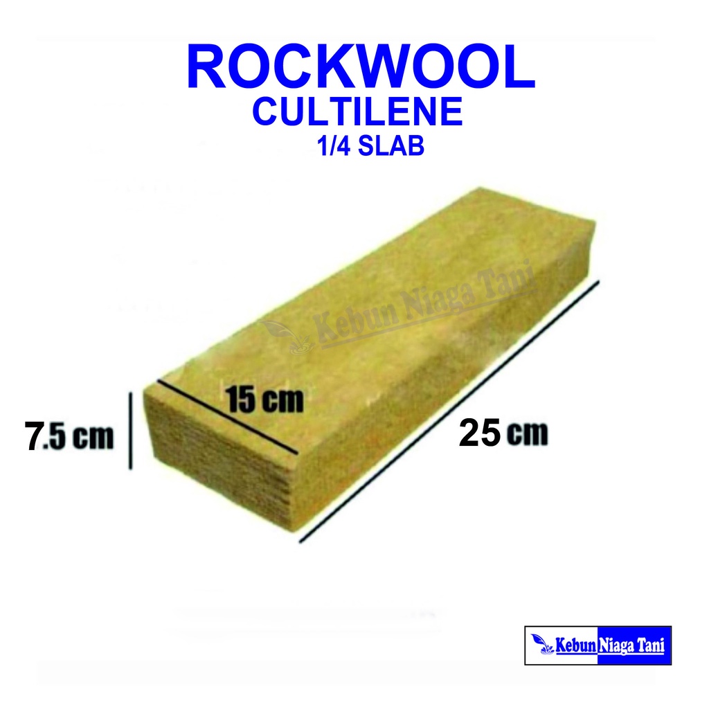 Cultilene Rockwool - RW - Rockwool Size 25 x 15 x 7.5 Cm - Cultiline ...
