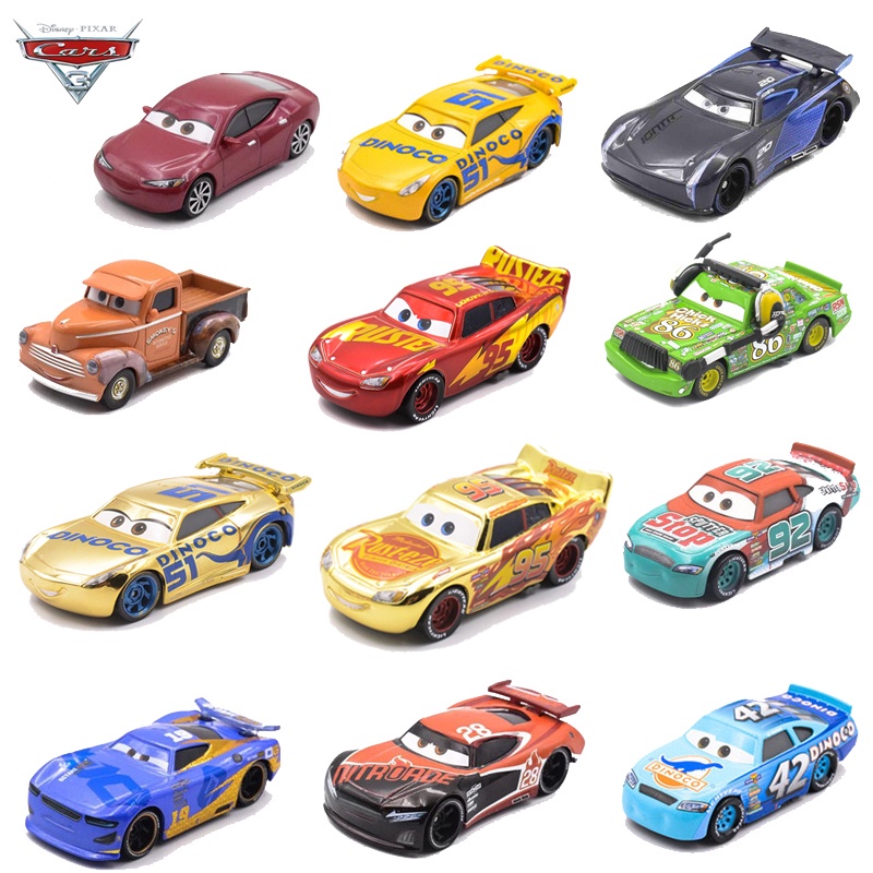 27 Styles Disney Pixar Cars 3 Lightning McQueen Black Storm Jackson ...