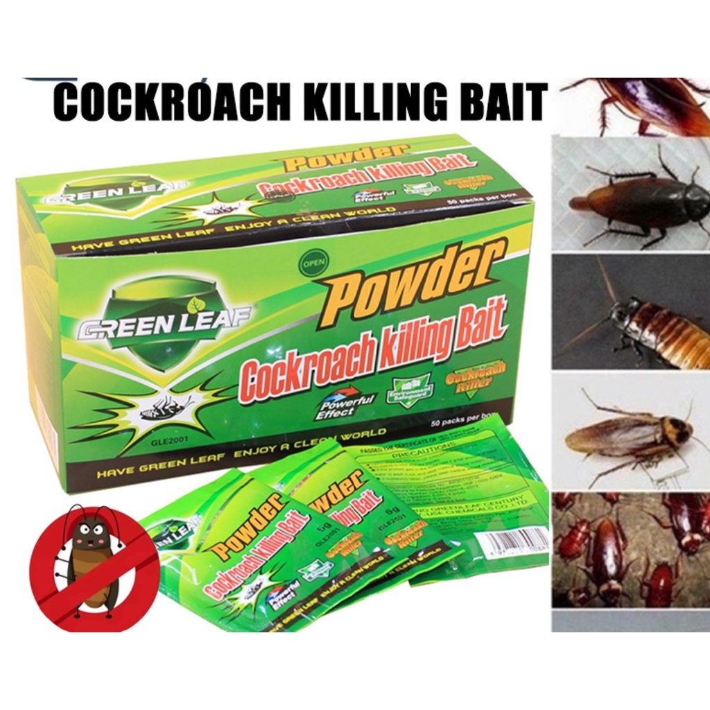 CEM Cockroach Killing Bait Powder Powerful Cockroach Bait Kills the ...