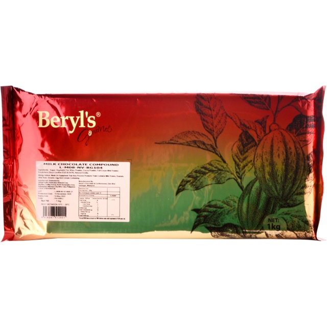 Beryl's 8% Milk Chocolate Compound | 1kg | Shopee Philippines