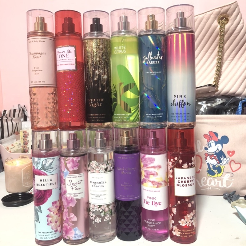 ¤Bath And Body Works Fine Fragrance Mist 236Ml Usa/Uae Shopee