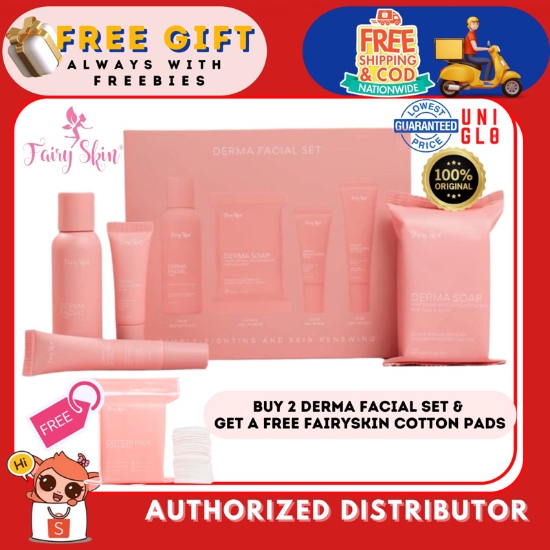 !!!WITH FREEBIES!!! FAIRYSKIN DERMA FACIAL KIT PIMPLE FIGHTING and SKIN
