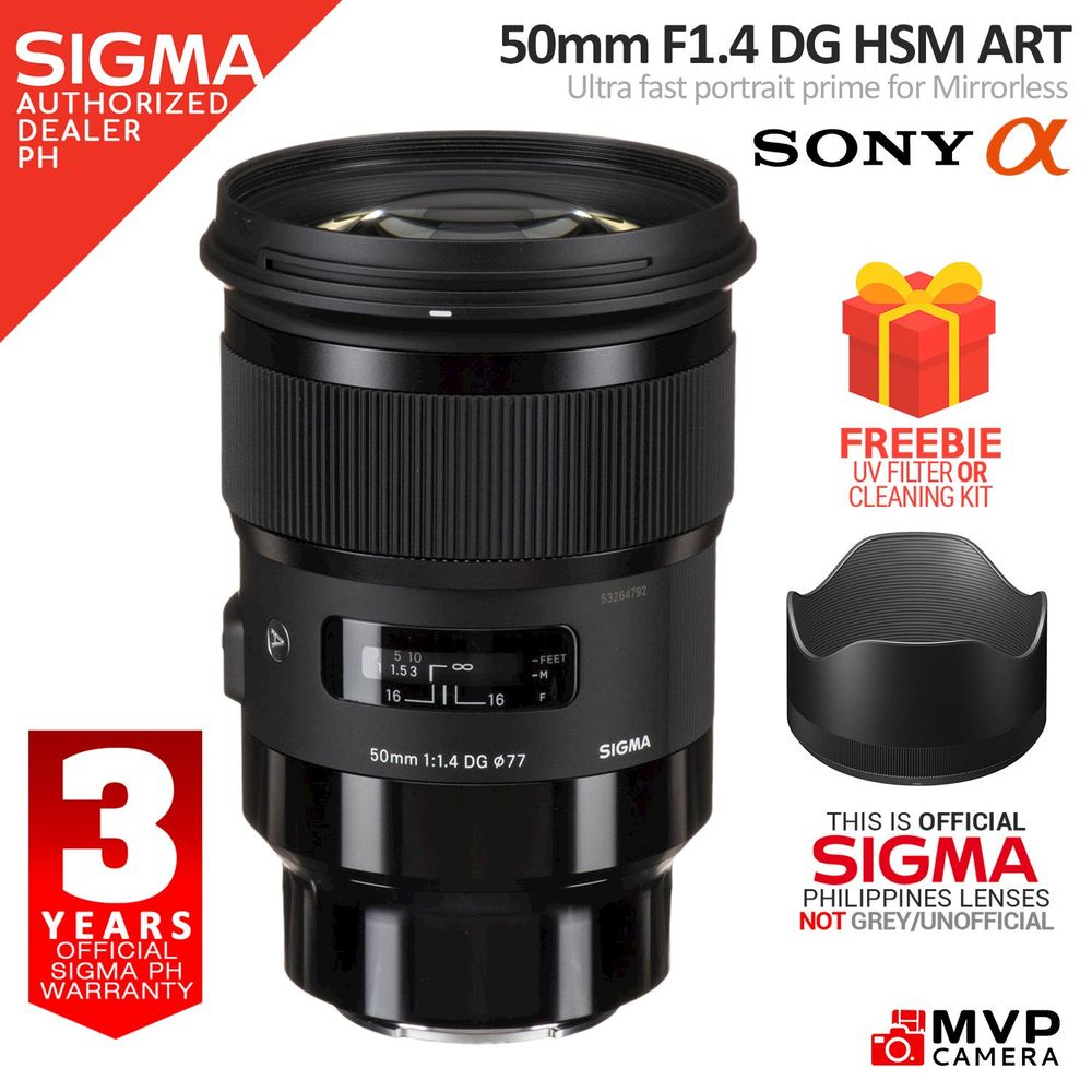 Sigma 50mm DG HSM Art Lens MVP CAMERA Shopee Philippines