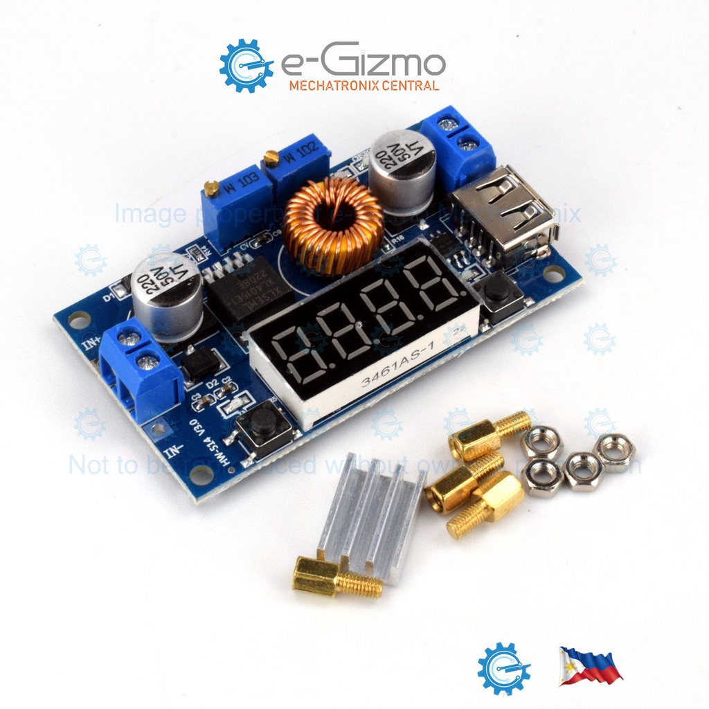 5A CC CV LED Drive Lithium charger Power Step-down Module W/ USB ...