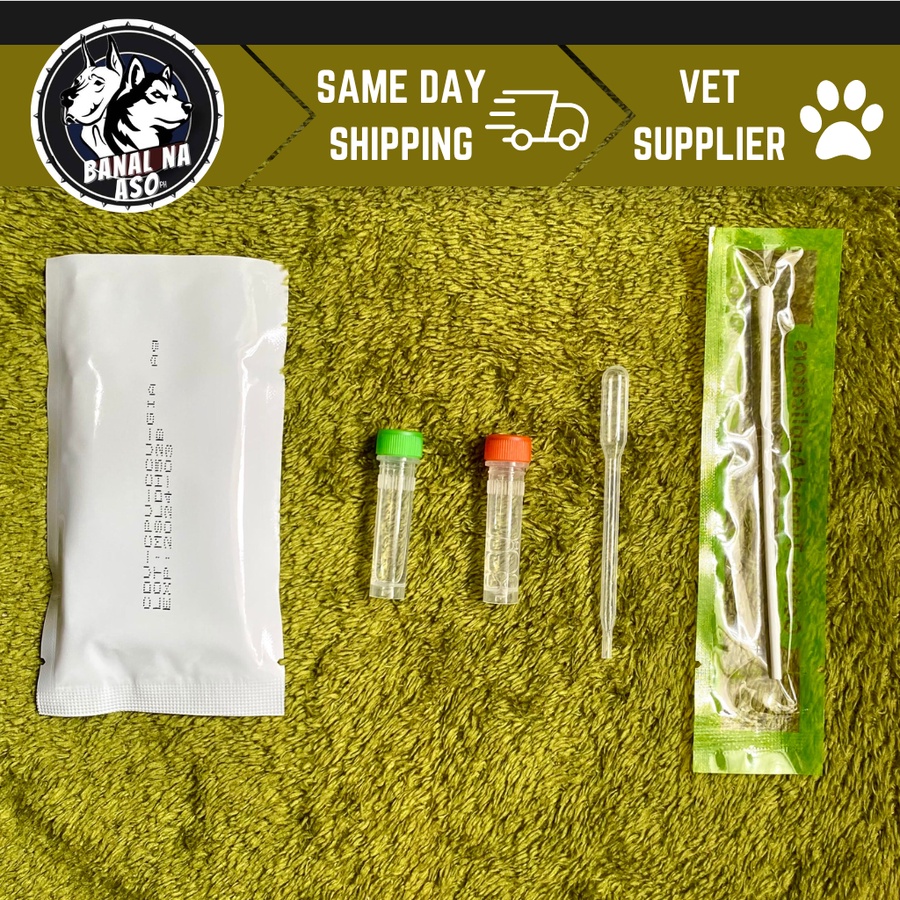 Distemper/Parvo/Corona and Giardia Virus (4 in 1) Dog Test Kit COMBINED