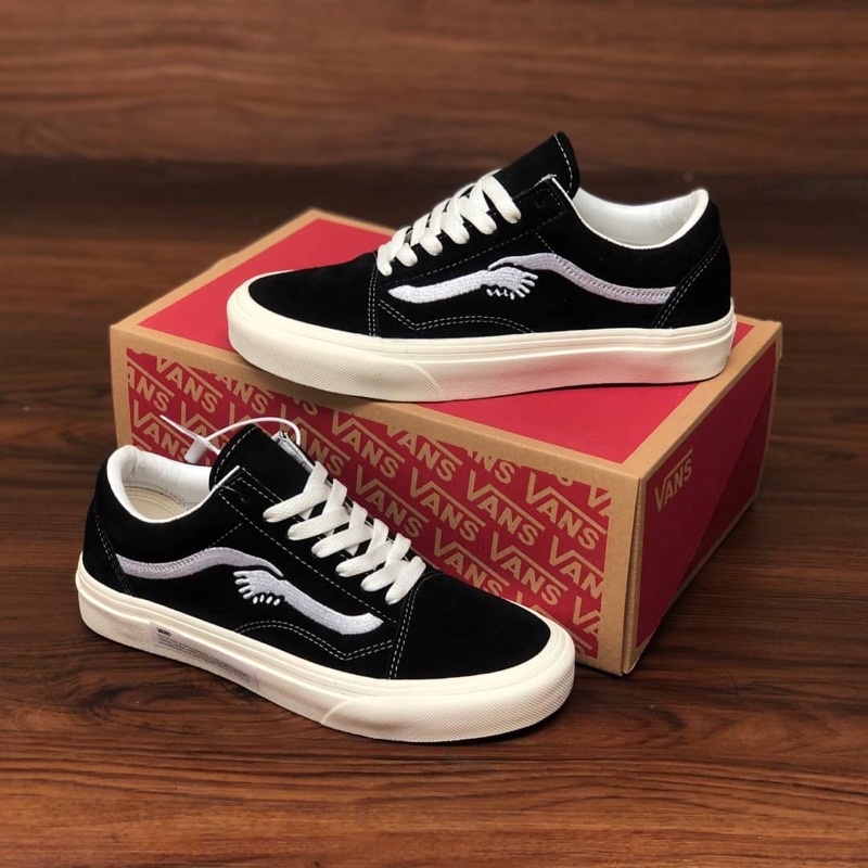 Old Skool Vans Og Lx Notre Black And white | Shopee Philippines