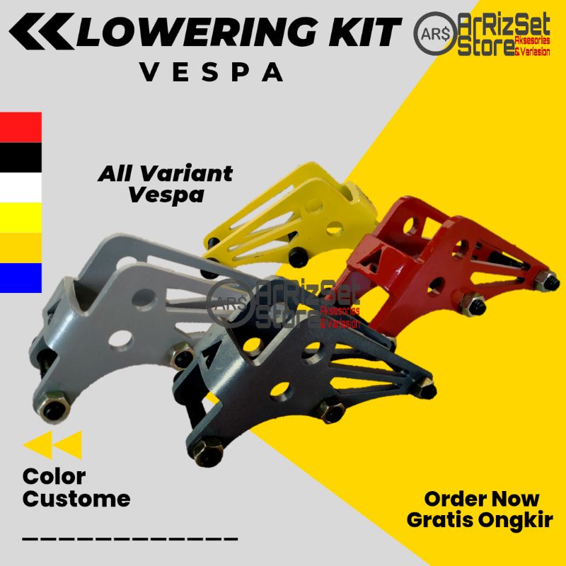 Lowering Kit VESPA Lx150 GTS SPRINT Matic S PRIMAVERA 946 Shopee