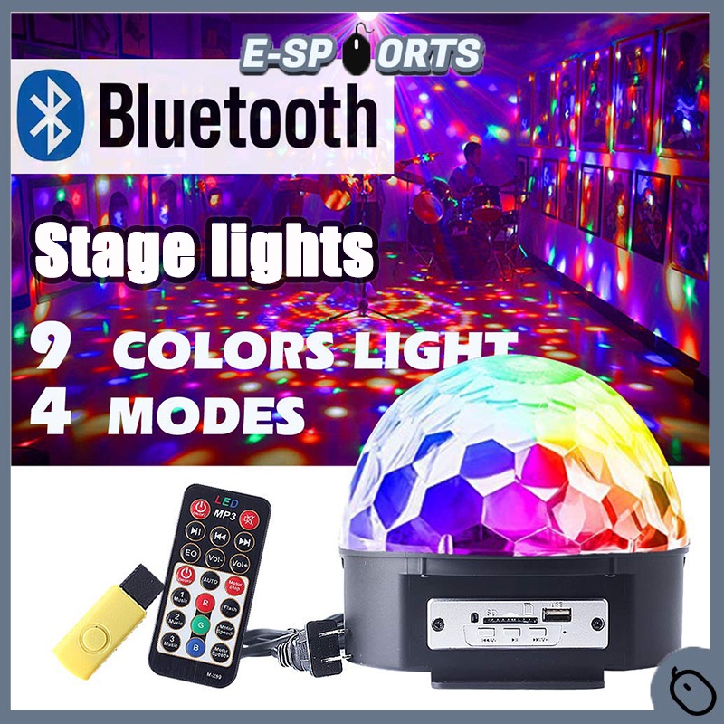 Disco Light MP3 Music speaker Remote Control Stage lights Remote ...