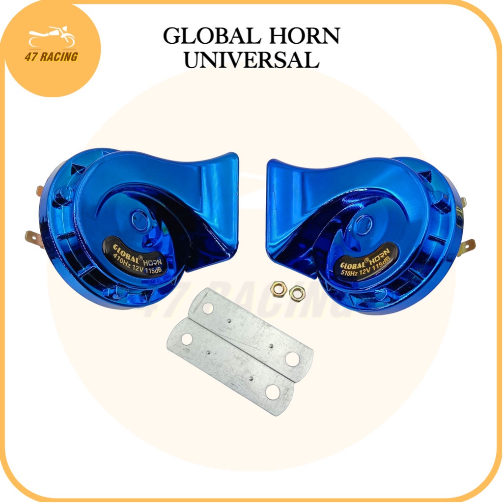 47RACING GLOBAL DUAL HORN FOR MOTORCYCLE Shopee Philippines
