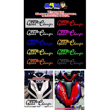 The Click Game changer Sticker / Decals | Shopee Philippines