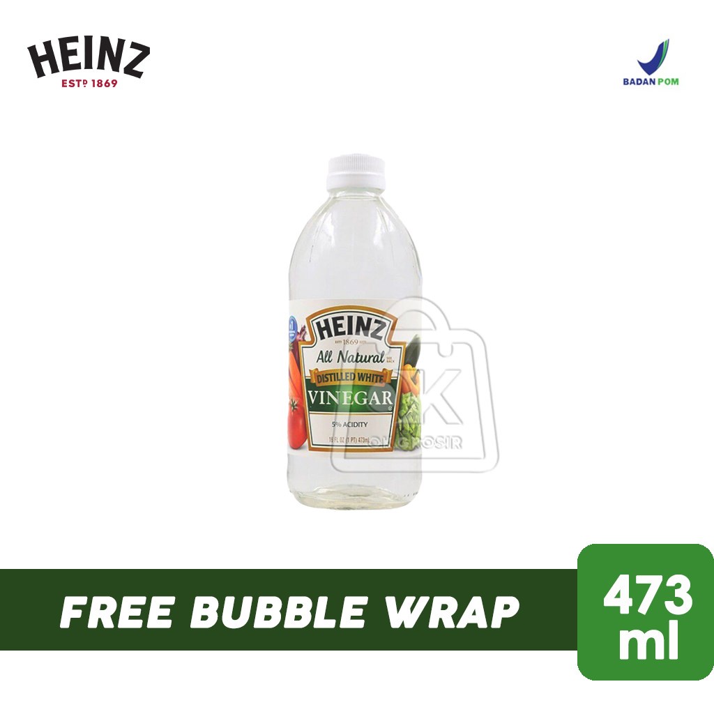 PUTIH Heinz White Vinegar/Distilled White Vinegar (Glass Bottle 473 ml) Shopee Philippines