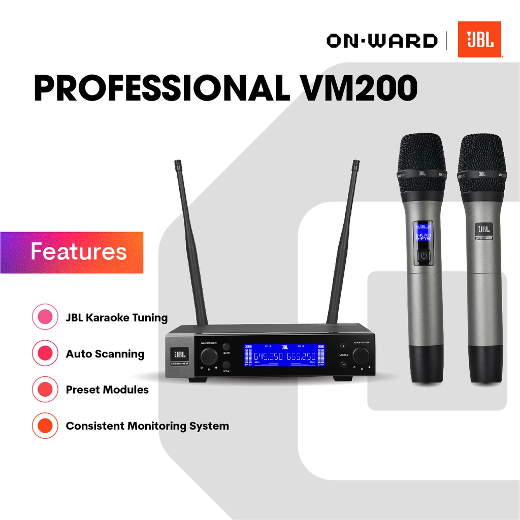 JBL Microphone  Wireless two microphone system - JBL Store PH