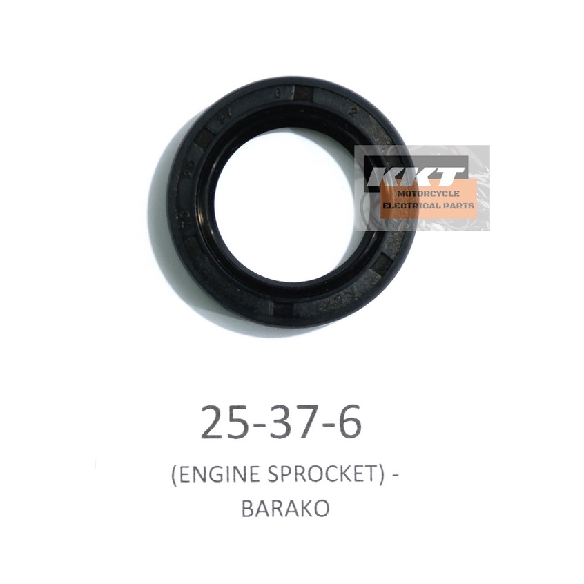 Oil seal 25 37 6 engine sprocket barako shopee philippines