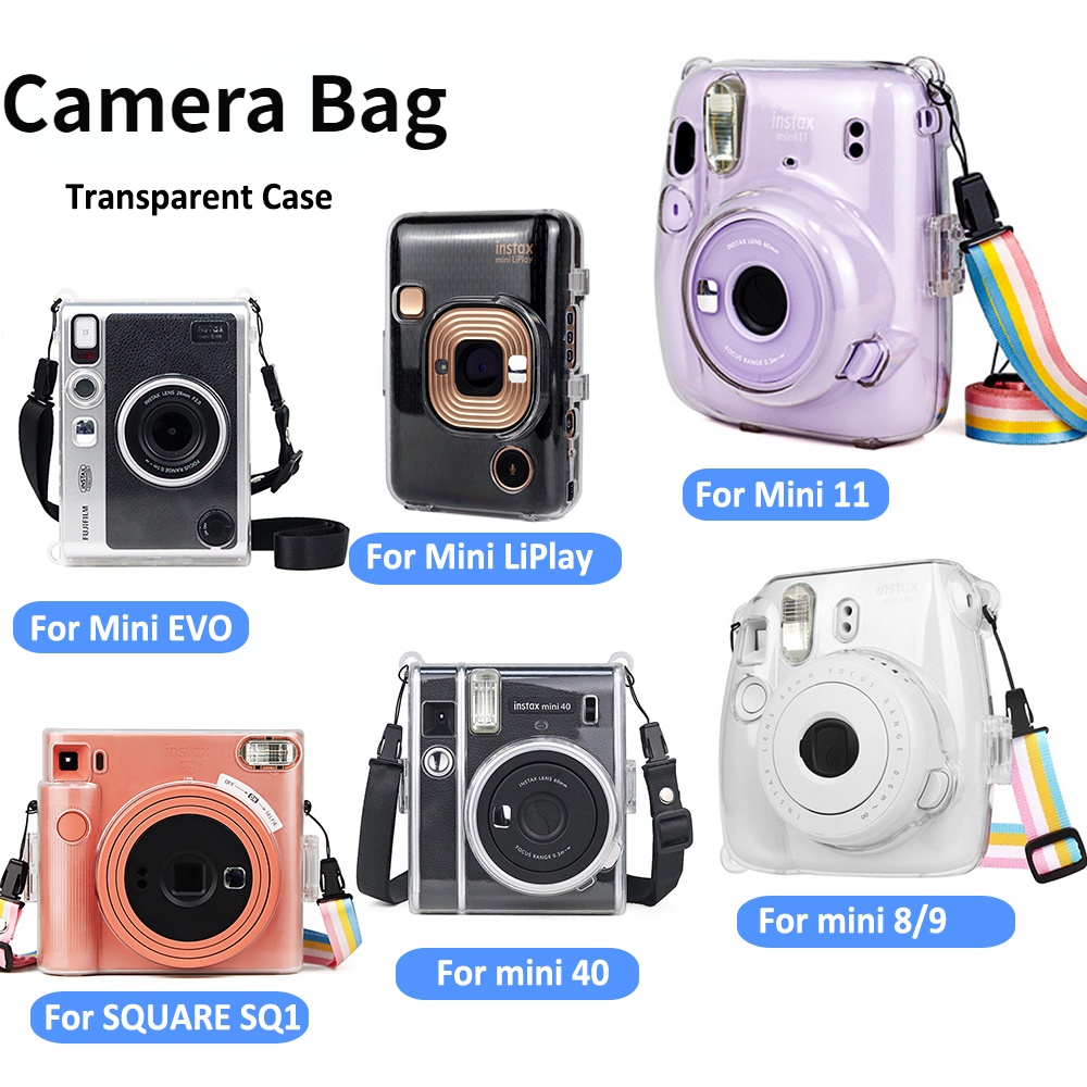 Transparent Case Camera Case Camera Bag For Instax Mini  8/11/25/40/90/LiPlay/EVO/SQ1