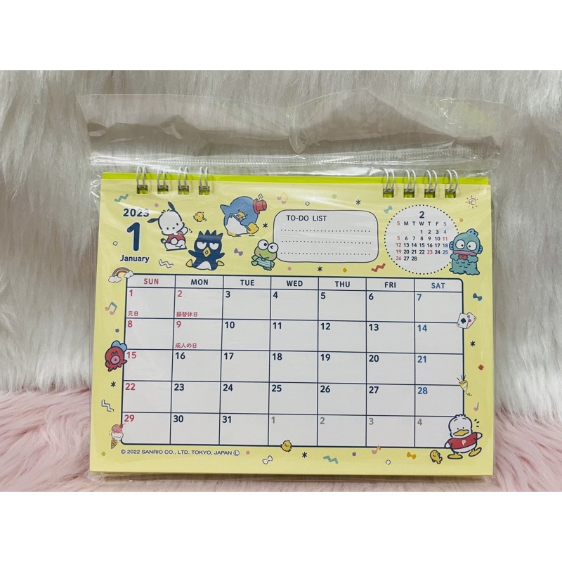 Sanrio License 2023 Desk Calendar Little Twin Stars Hello Kitty My ...