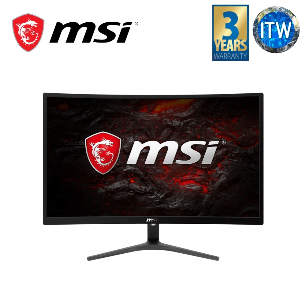 msi optix g241vc 24 75hz curved gaming monitor