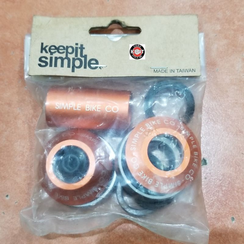 Simple Bike Co. Bmx Mid BB Bottom Bracket 19mm / 22mm | Shopee Philippines