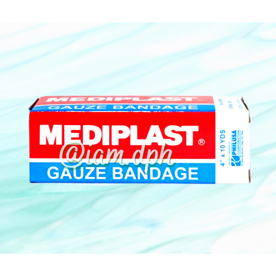 Mediplast [4x10] Gauze Bandage (Sold Per Roll) Shopee Philippines