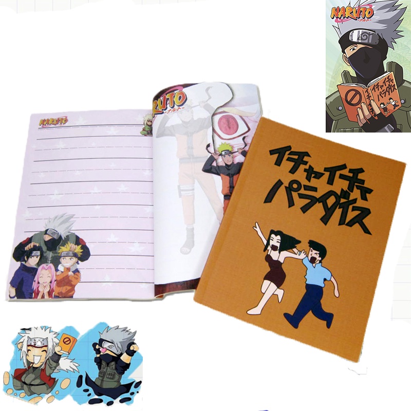 Anime Kakashi Hatake Jiraiya Cosplay Book Notebook Icha Icha Paradaisu Kakashi Cosplay Shopee