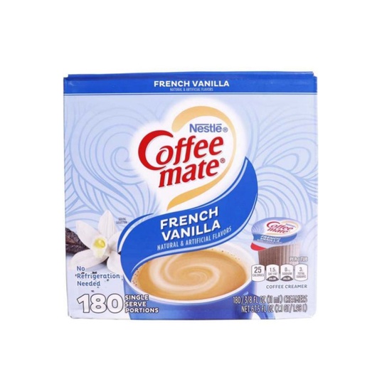 Nestle Coffeemate French Vanilla Liquid Creamer 180pcs x 11ml Servings