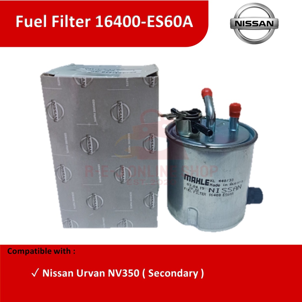 Fuel Filter (16400ES60A) Secondary for Nissan Urvan NV350 Shopee