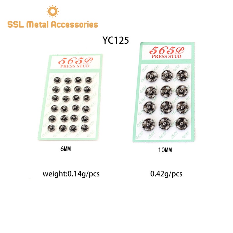 24 metal ao dai buttons and buttons for ao dai, shirts,..YC125, 6mm ...