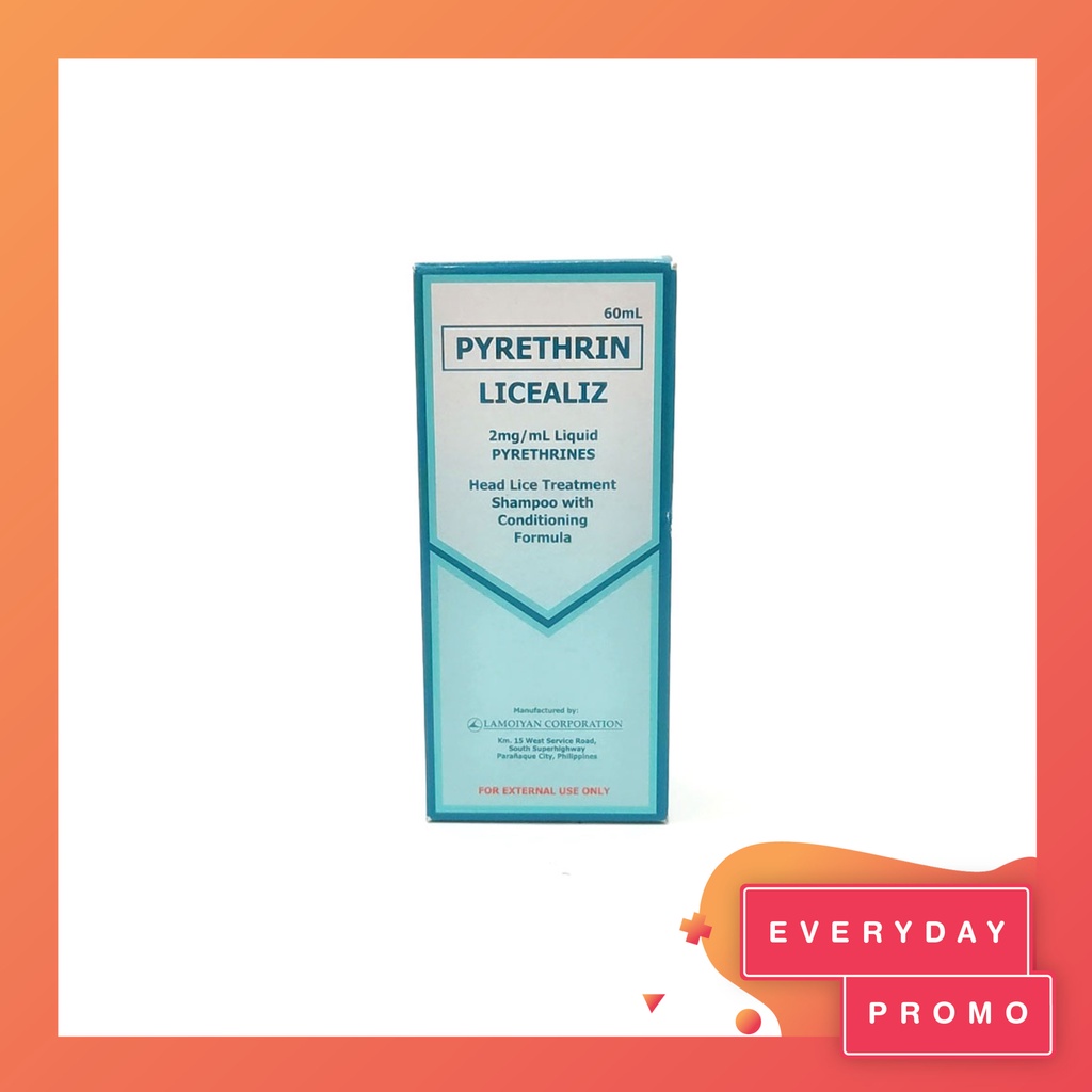 Licealiz Head Lice Treatment Shampoo Regular 60mL Shopee Philippines