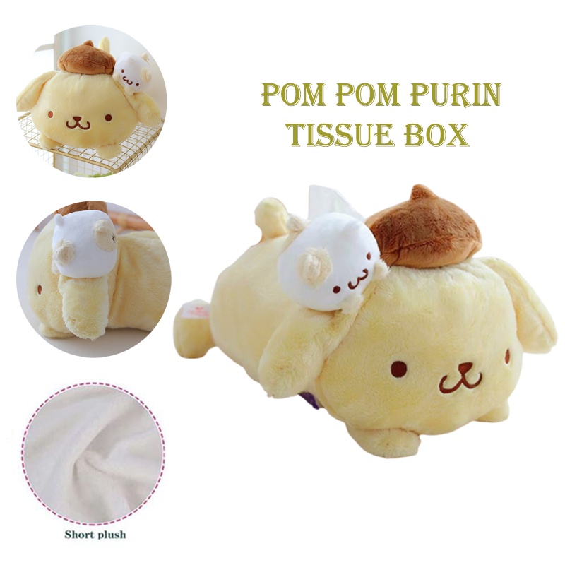 Pompompurin Plush Toy Tissue Box Your New Companion For Every Tissue