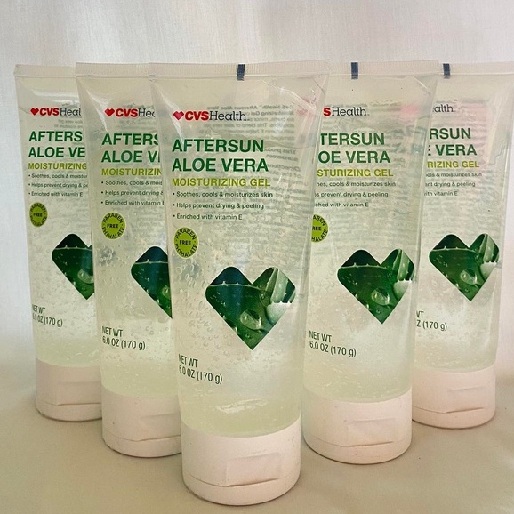 CVS Health Aftersun Aloe Vera Moisturizing Gel, 6 OZ (170g) Shopee
