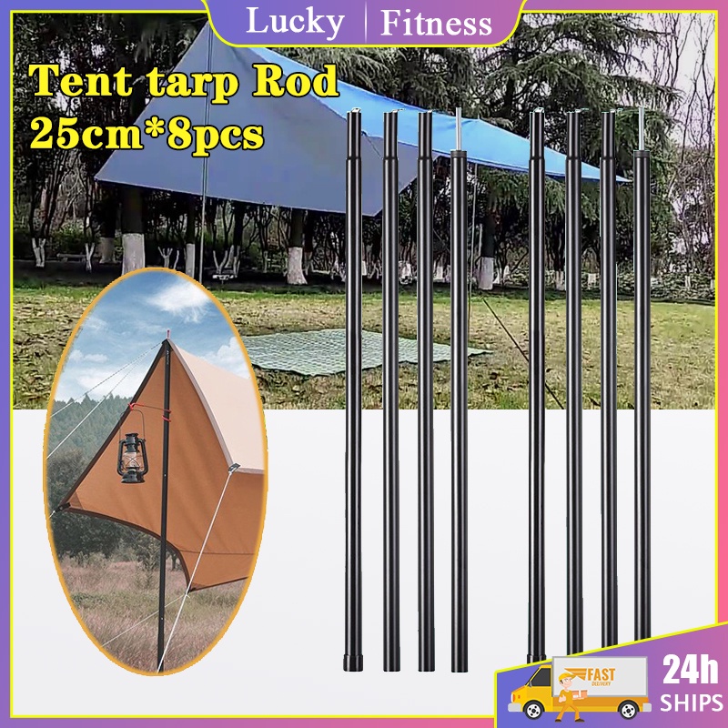 Camping Tent Pole Awning Rod Support with Bag | Shopee Philippines