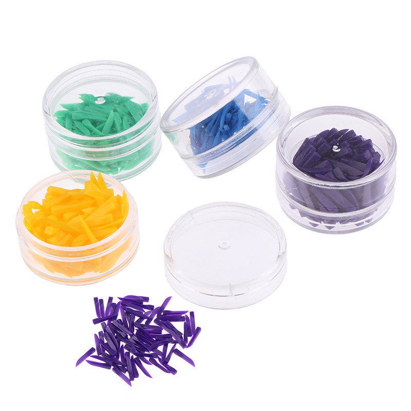 Disposable Wedges Plastic Arc Concave Design Diastema Wedges With End ...
