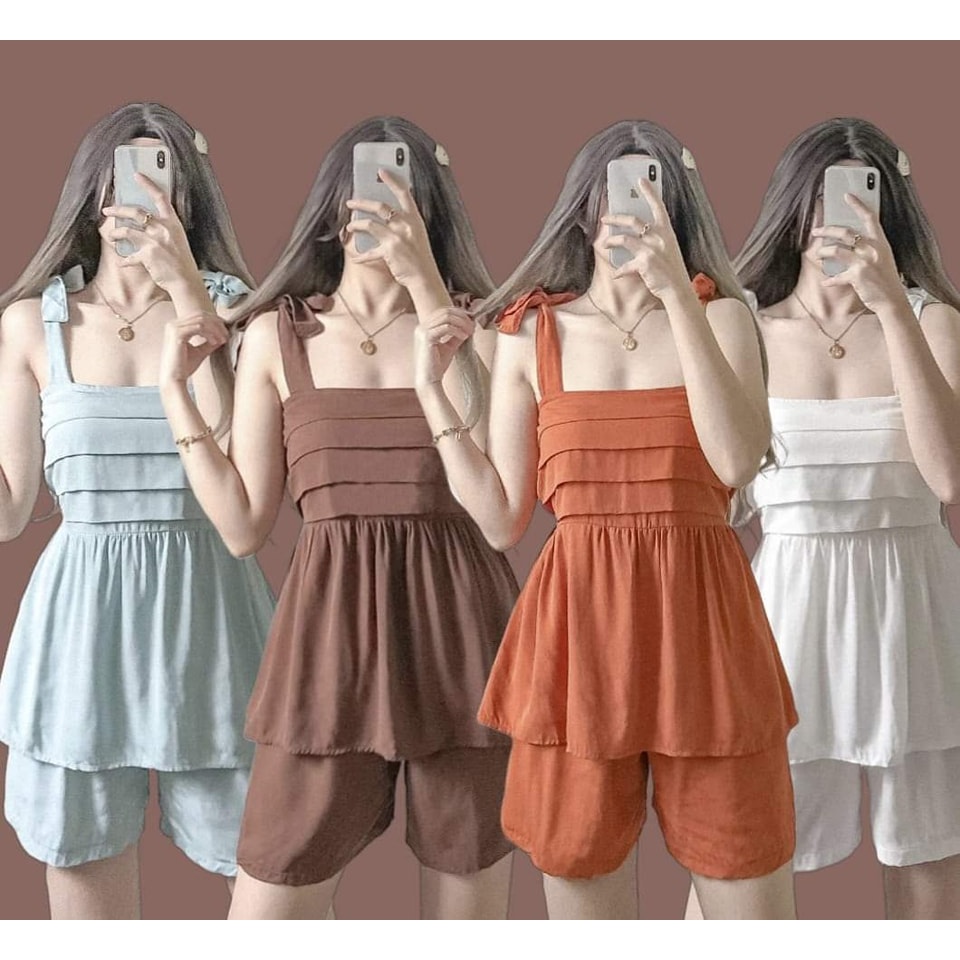 SELENA COORDINATES (TOP AND SHORTS) Shopee Philippines