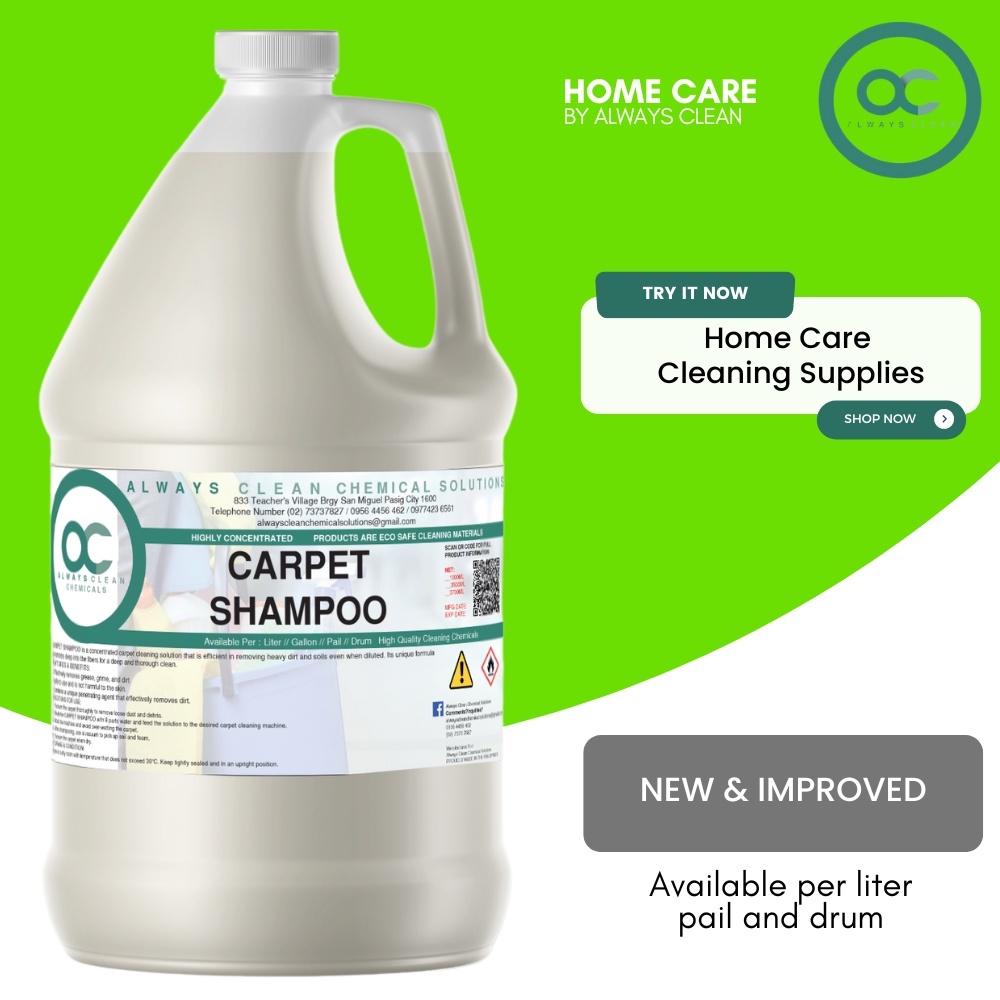 CARPET SHAMPOO 1 GALLON Shopee Philippines