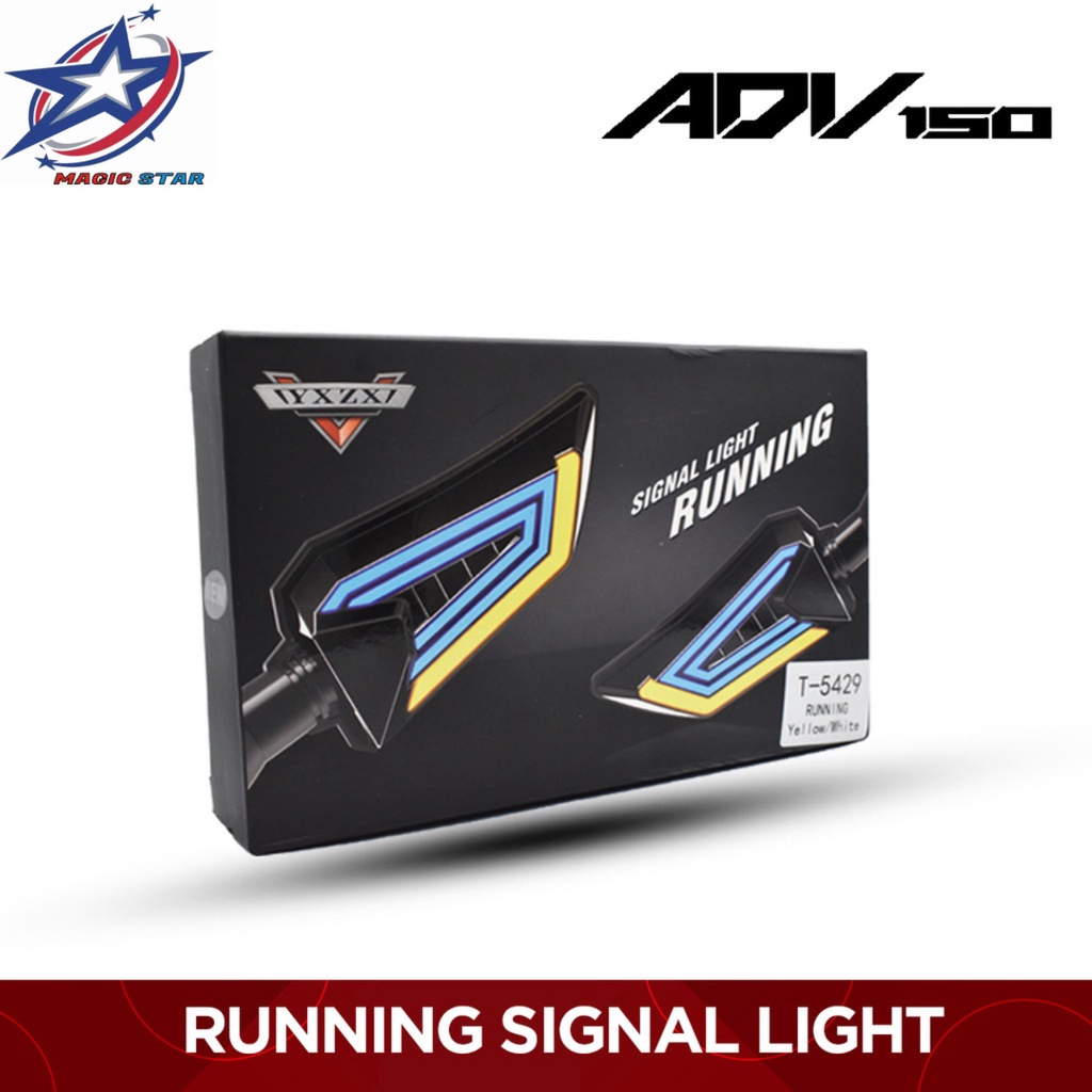 HONDA ADV 150 RUNNING SIGNAL LIGHT YELLOW-WHITE / LED INDICATOR TURN ...