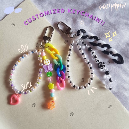 Beaded Keychains (Customized) Shopee Philippines