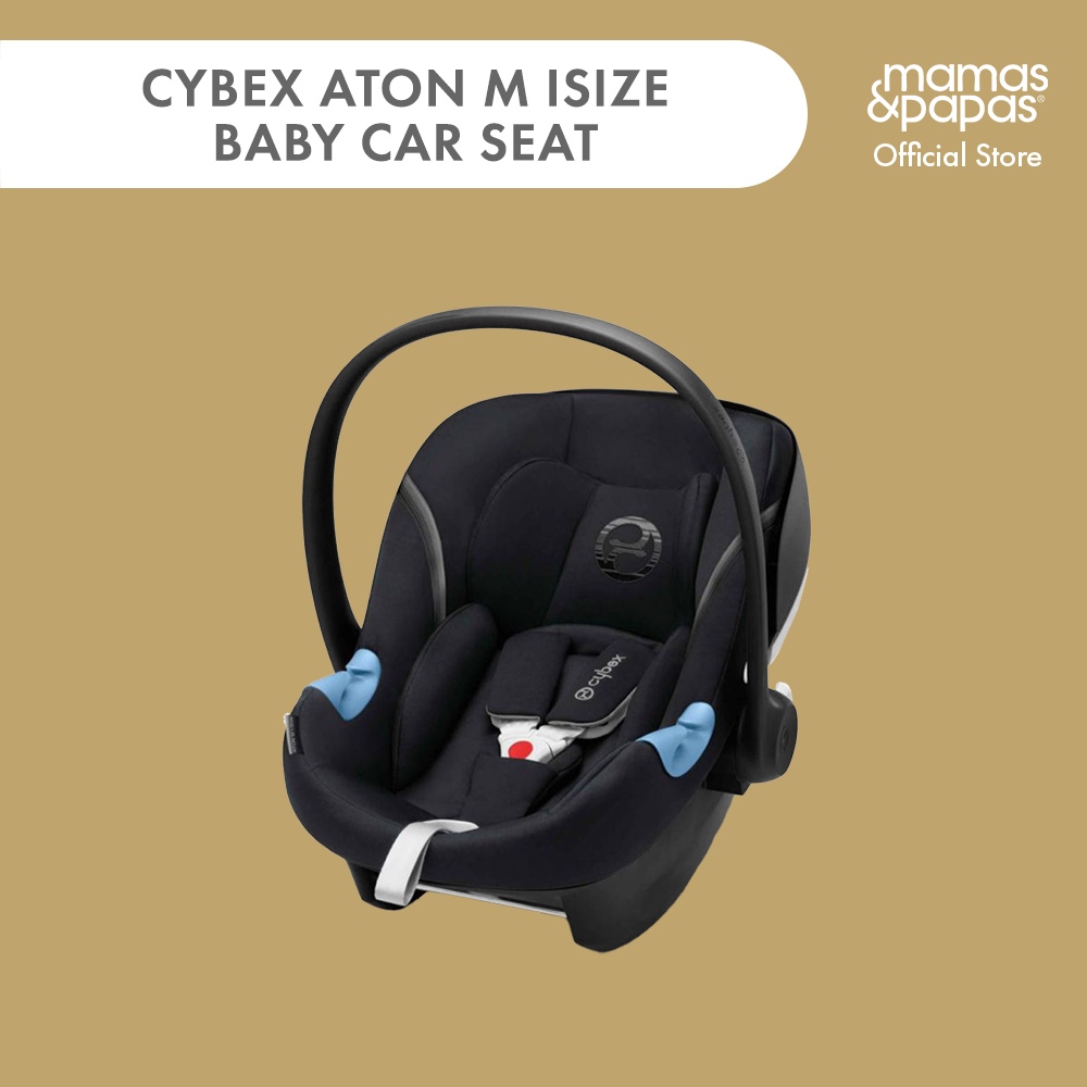 Mamas and Papas Cybex Aton M Isize Baby Car Seat Lavastone Black Group 0 Child weight 0 13kg Shopee Philippines