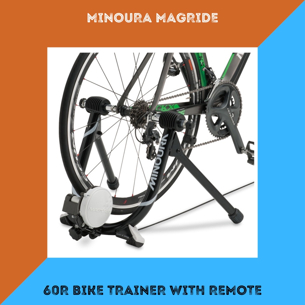 60R MINOURA MAGRIDE BIKE TRAINER MAG RIDE 60 R WITH REMOTE INDOOR BIKE TRAINER Shopee Philippines