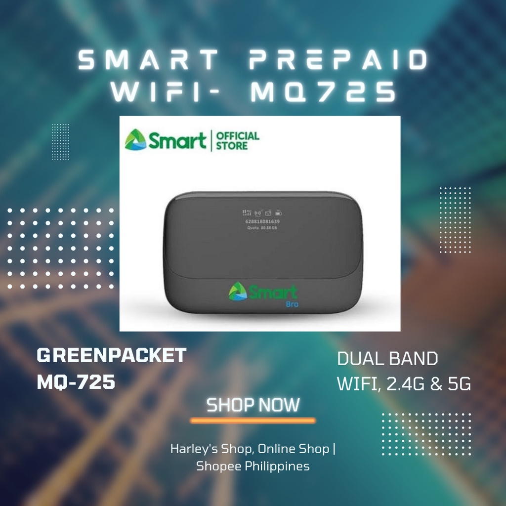 Smart Prepaid LTE-Advanced Pocket WiFi-GreenPacket MQ-725