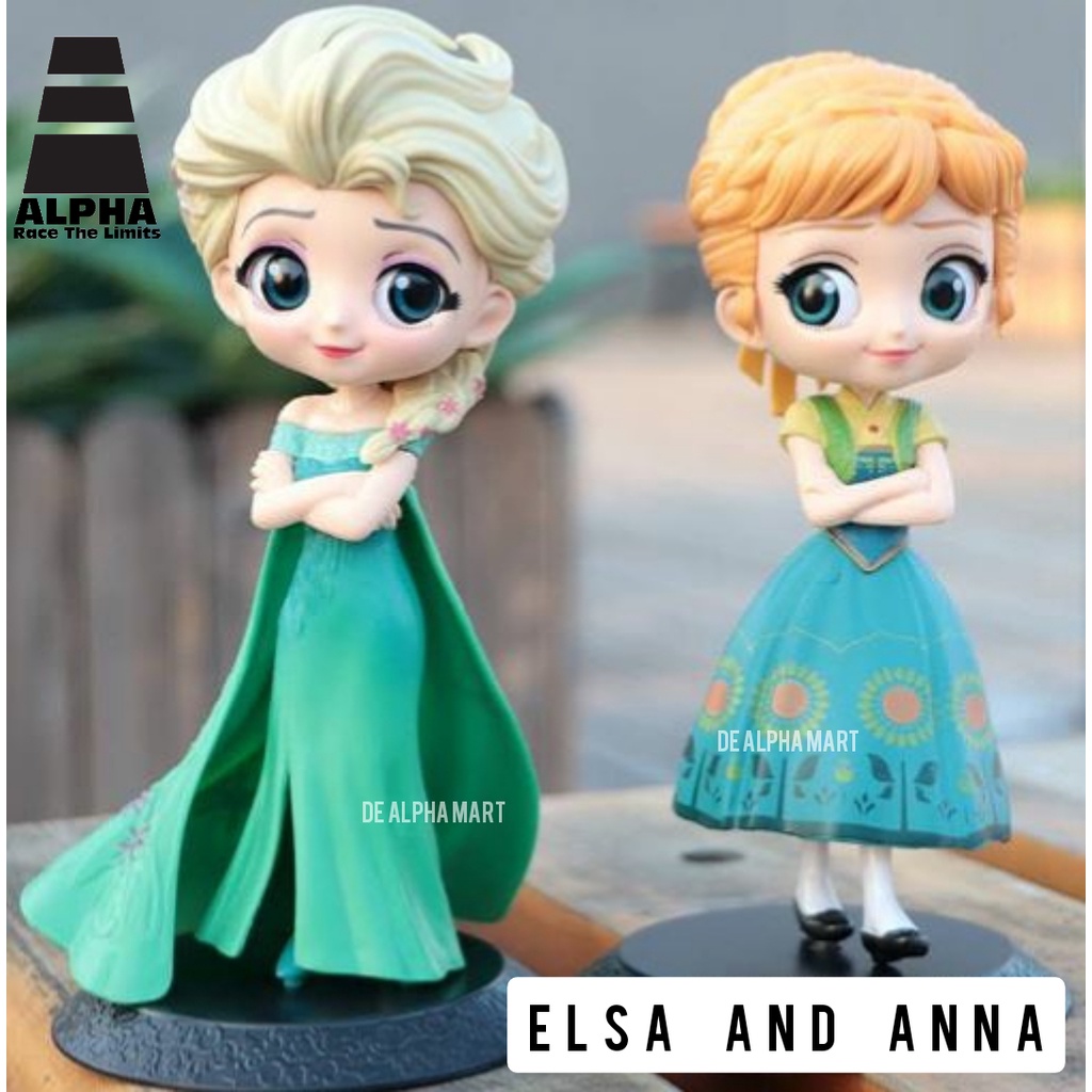 Action FIGURE ELSA ANNA FROZEN 16CM HOME DISPLAY | Shopee Philippines