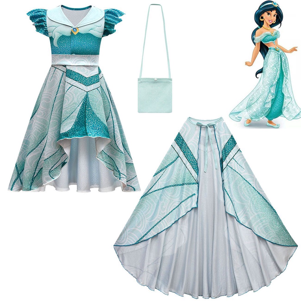 Costume Jasmine Femme ZALOORIY Princess – Complete Dress-Up Set