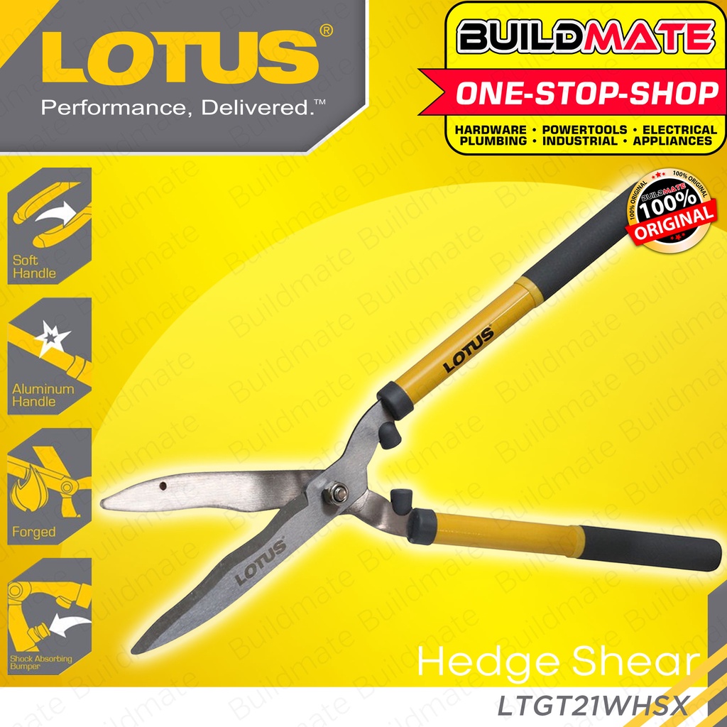 LOTUS Hedge Shear 21" Inch Wavy Grass Cutter Garden Cutting Scissor