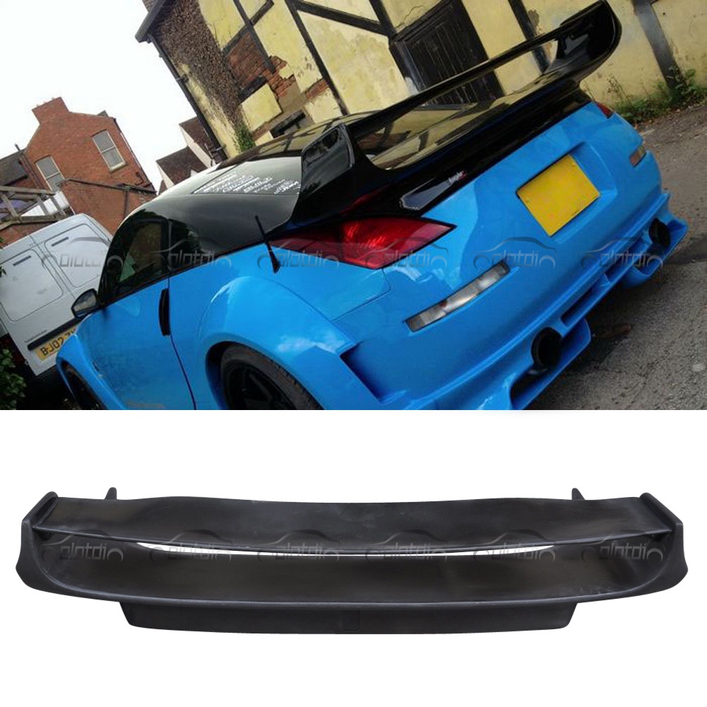 FRP Rear Spoiler Rear Trunk Wing for Nissan 350Z 20092015 V Double