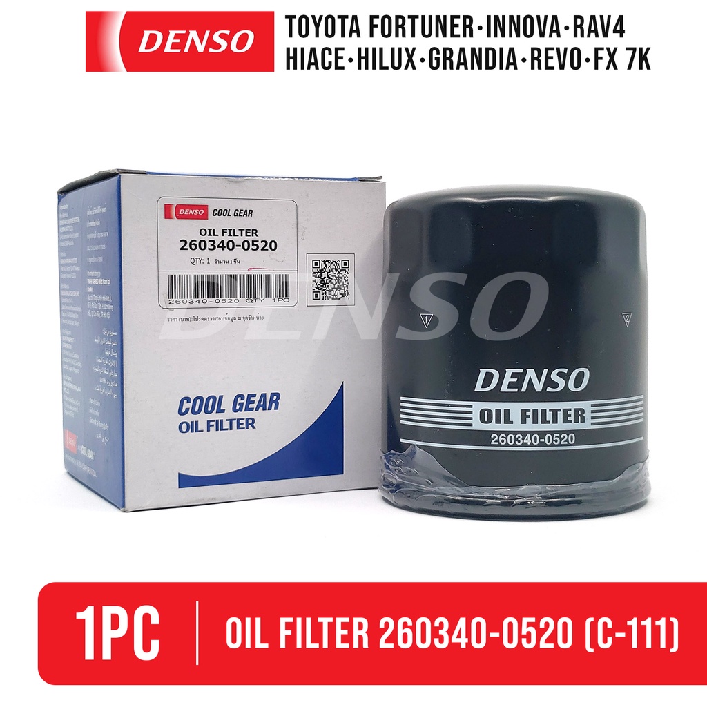 Denso Oil Filter for Toyota Fortuner Innova Rav4 Hiace Hilux