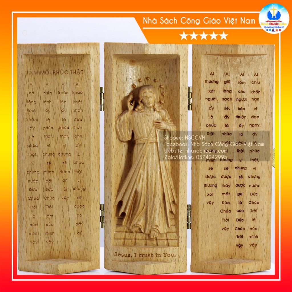 Mini Altar Statue For Car, Study Desk BTMN35 Catholic Gift