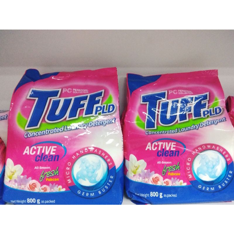Tuff PLD Concentrated Laundry Detergent Active Clean 800g | Shopee ...