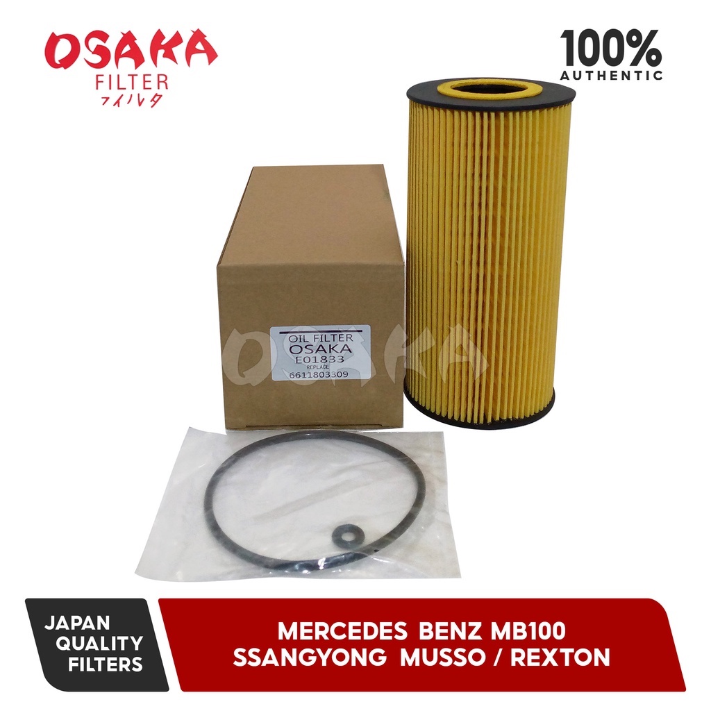 OSAKA Oil Filter MERCEDES MB100 SSANGYONG REXTON / MUSSO / ISTANA EO
