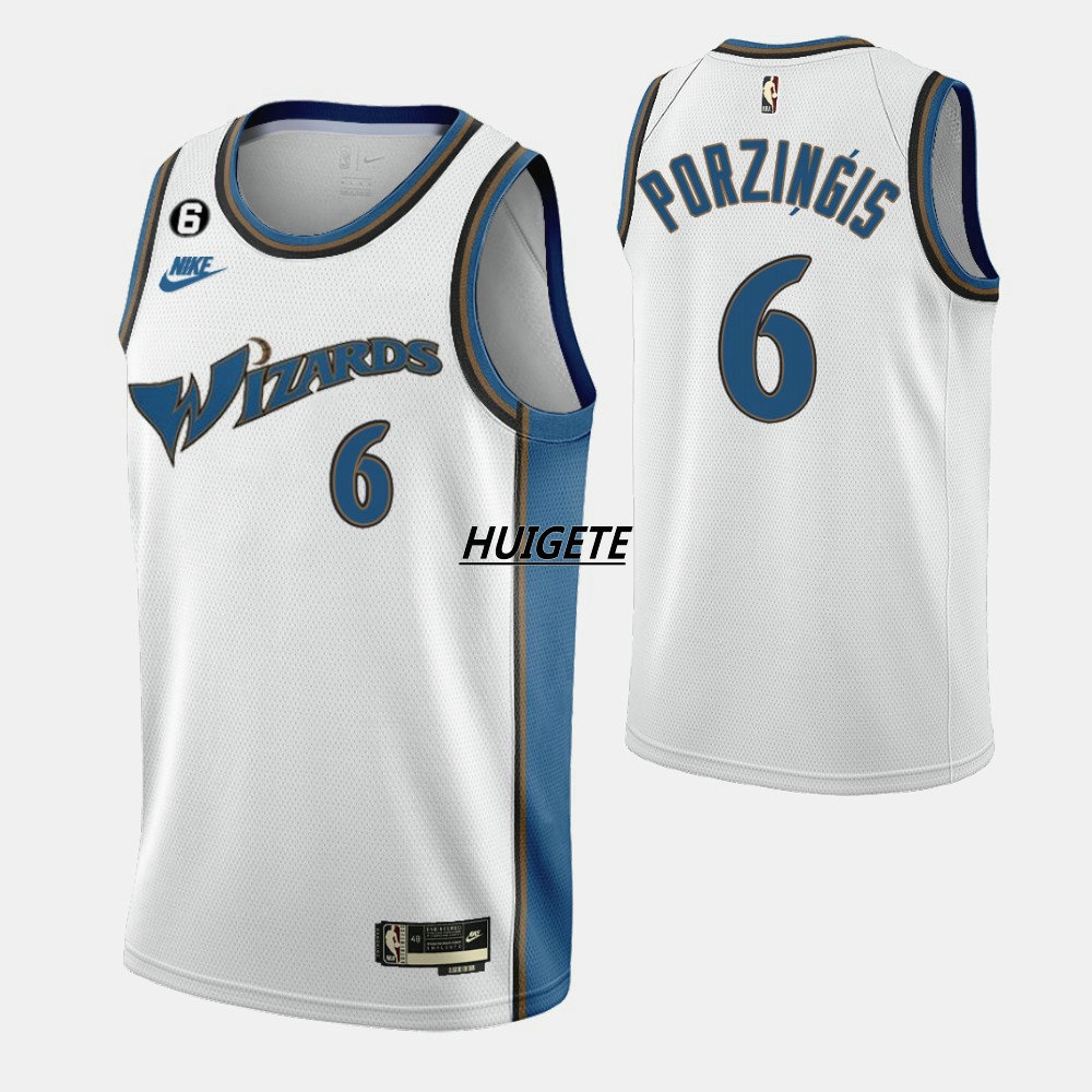 202223 New Original NBA Washington Wizards 6 Kristaps Porzingis