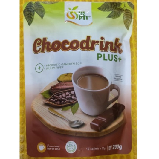 One Opti Chocodrink with Probiotic & Inulin Fiber 20g x 10 sachets ...