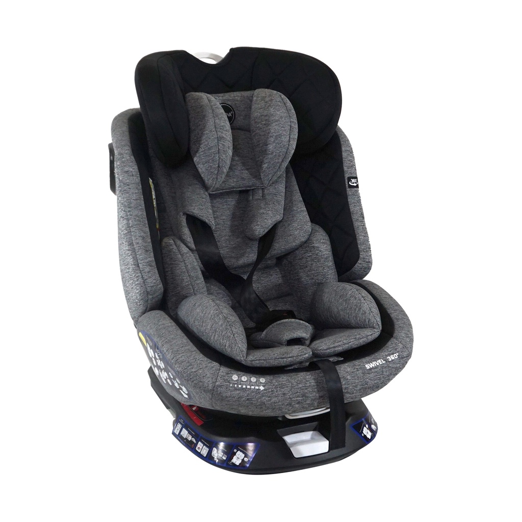 Akeeva 360 Rotate Isofix Carseat w/latch and side protect (Swivel) w