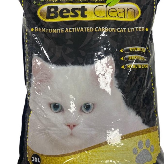 Cat Litter 10L Best Clean Bentonite Sand for Pet Cats All Stages Adult ...